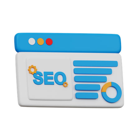 Seo Results  3D Icon