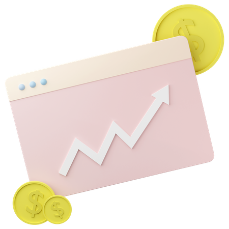 Seo Revenue  3D Icon