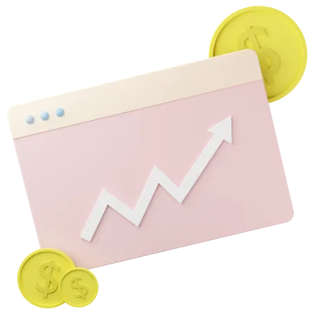 Seo Revenue  3D Icon