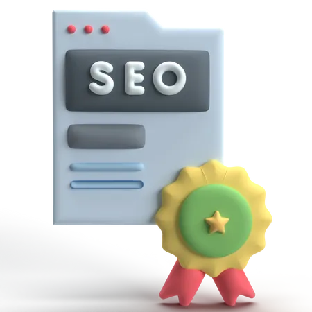 SEO Reward  3D Icon