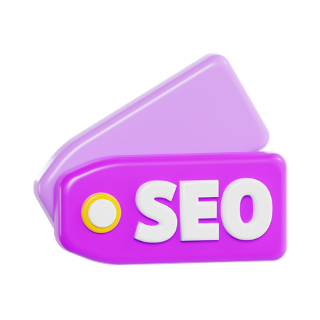 Rótulo seo  3D Icon