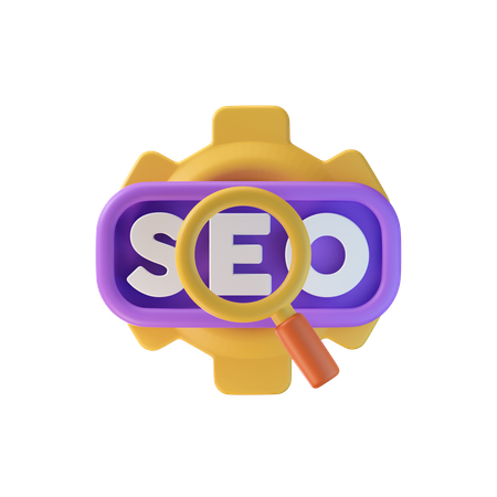 Seo Search  3D Icon