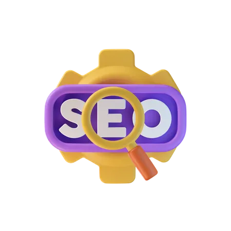 Seo Search  3D Icon