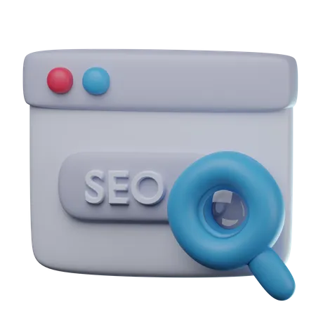 Seo Search  3D Icon