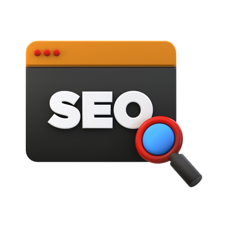 Seo Search  3D Icon