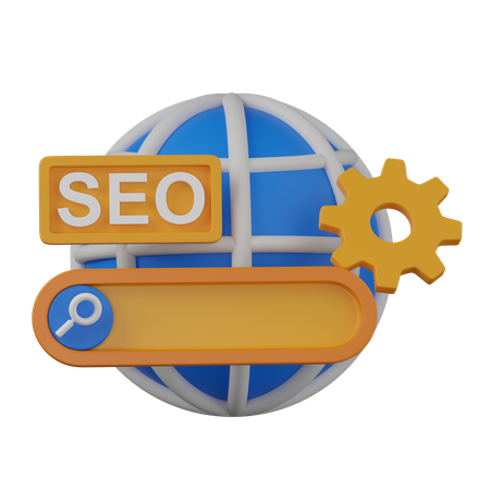 Seo search  3D Icon