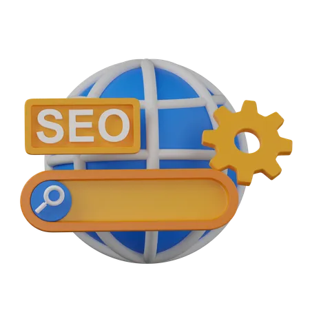 Seo search  3D Icon