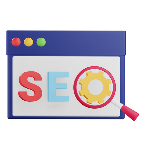 Seo Search  3D Icon