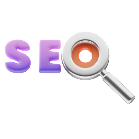 Seo Search  3D Icon