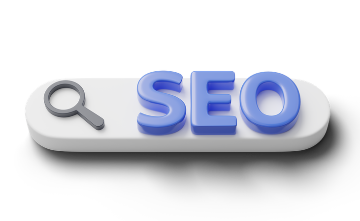 Seo Search  3D Icon