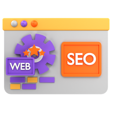 SEO-Seitenqualität  3D Icon