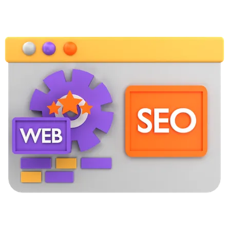 SEO-Seitenqualität  3D Icon