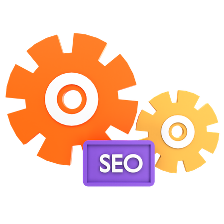 Seo Setting  3D Icon