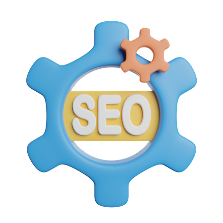 Seo Setting  3D Icon