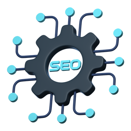 Seo Setting  3D Icon