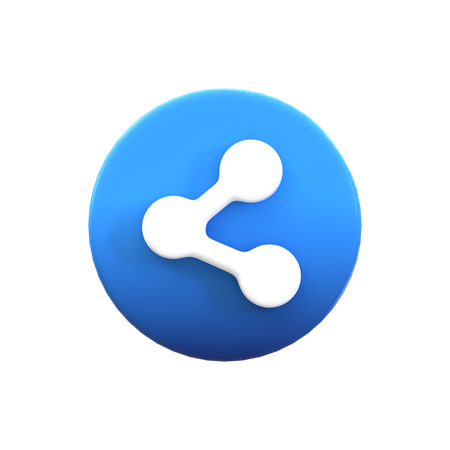 Seo Share  3D Icon