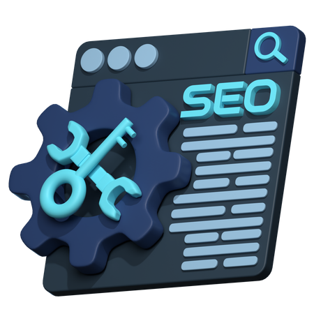 Sitio web de SEO  3D Icon