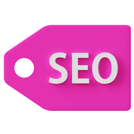 Seo Tag  3D Icon