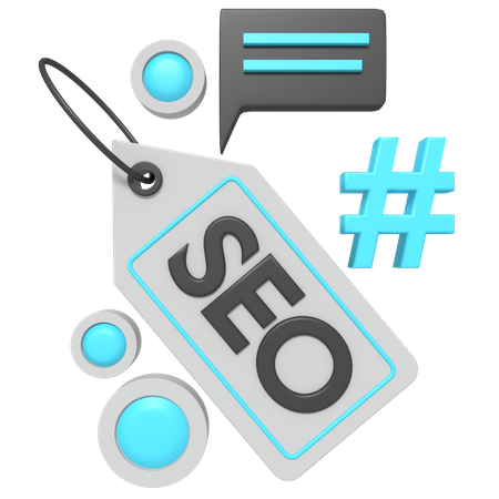 Seo Tag  3D Icon