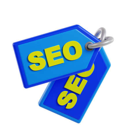 SEO Tag  3D Icon