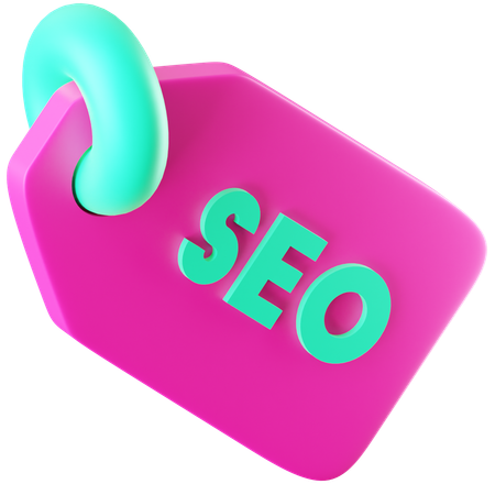 Seo Tag  3D Icon