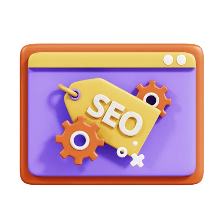 Seo Tag  3D Icon