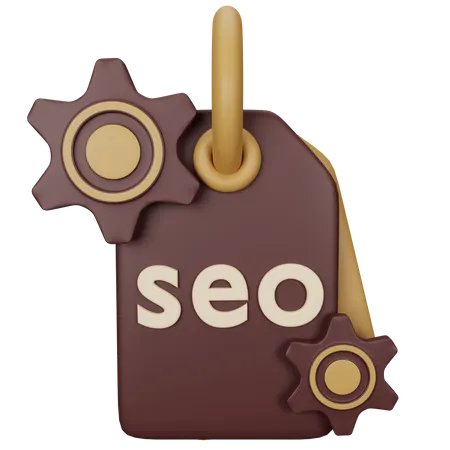 Seo Tag  3D Icon