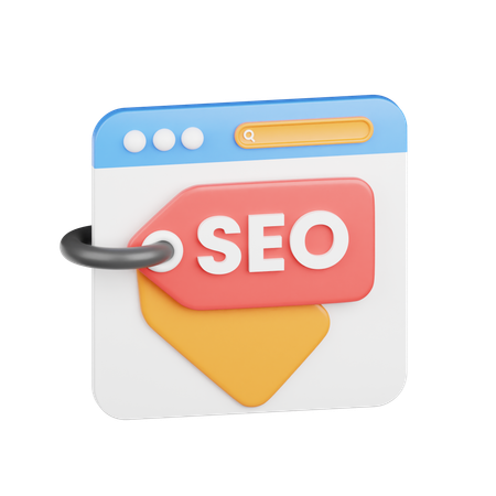 Seo Tag  3D Icon