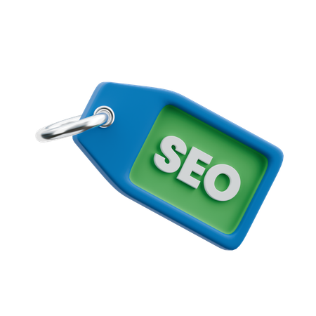 Seo Tag  3D Icon