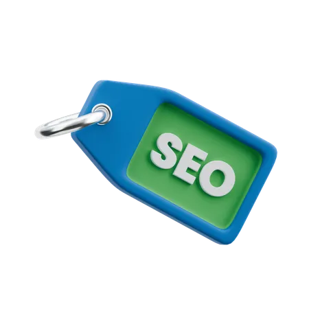 Seo Tag  3D Icon