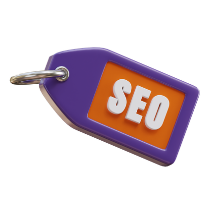 Seo Tag  3D Icon