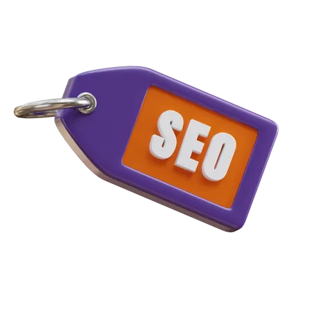 Seo Tag  3D Icon