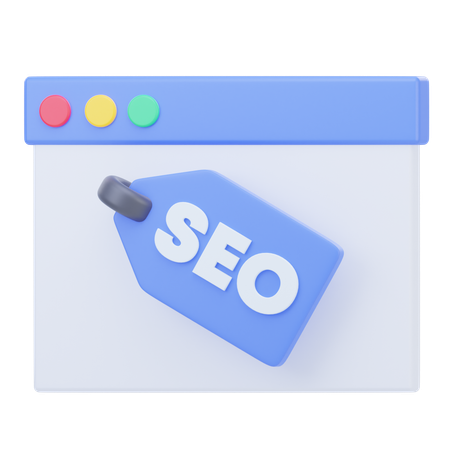 Seo Tag  3D Icon