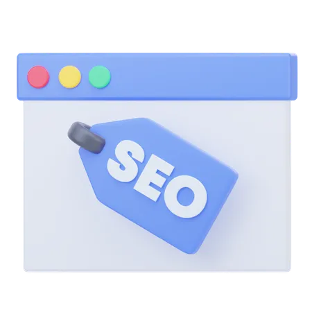 Seo Tag  3D Icon