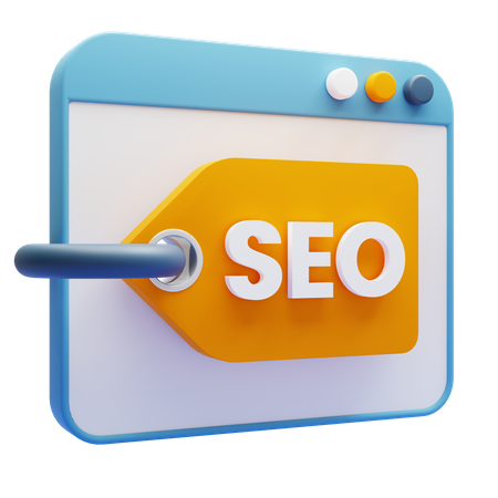 Seo Tag  3D Icon