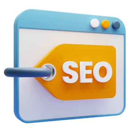 Seo Tag  3D Icon