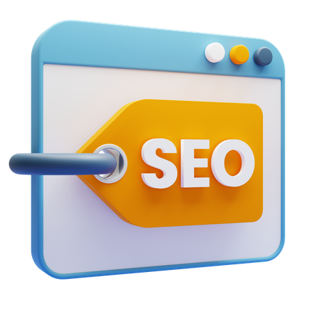 Seo Tag  3D Icon