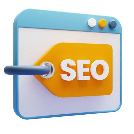 Seo Tag  3D Icon