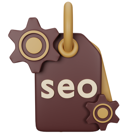Seo Tag  3D Icon