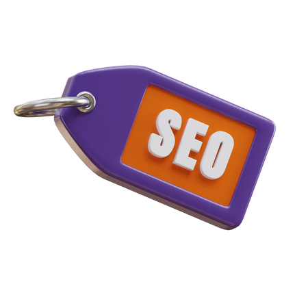 Seo Tag  3D Icon