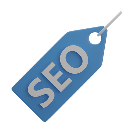 SEO Tag  3D Illustration