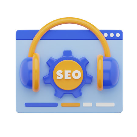 Seo Technical Support  3D Icon