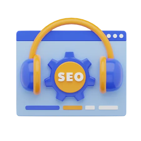 Seo Technical Support  3D Icon