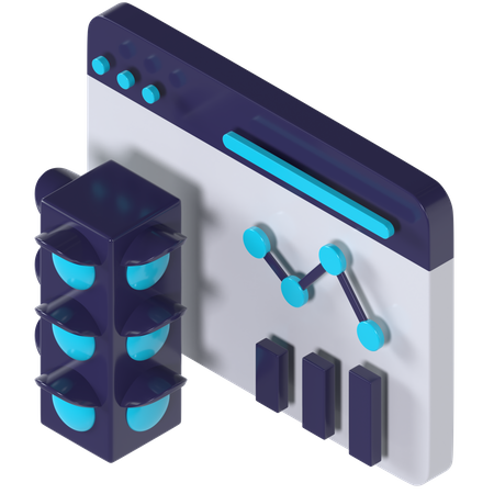 Seo Traffic  3D Icon