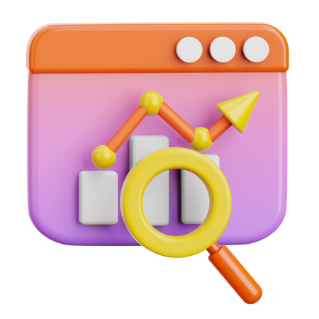 Tráfico SEO  3D Icon