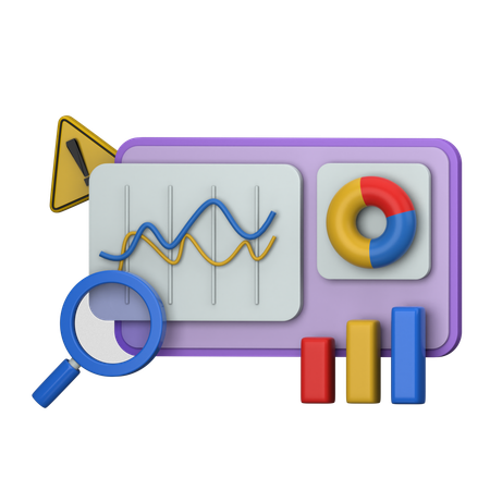 Crecimiento del tráfico SEO  3D Icon