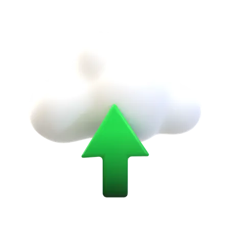 3 D RENDERING SEO ICON CLOUD UPLOAD 3D Icon