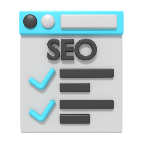 Seo Website  3D Icon