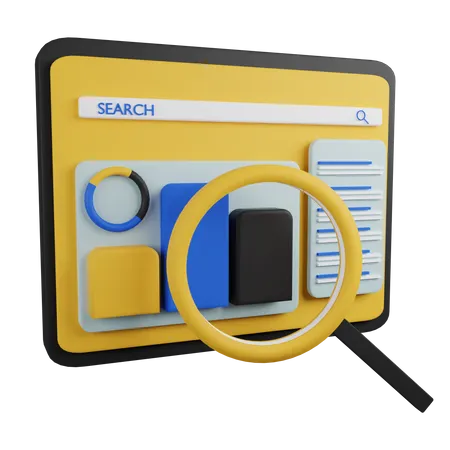 Seo Website Auditing  3D Icon