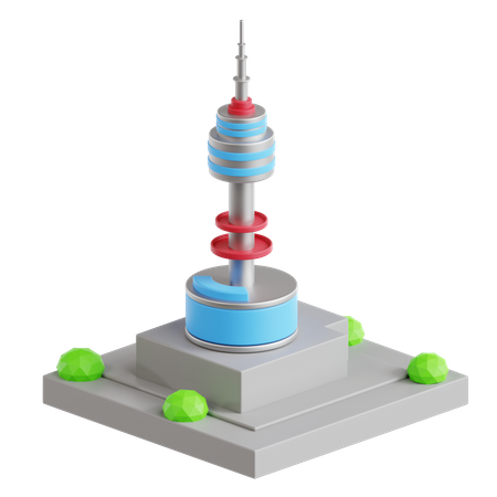 Seoul Tower  3D Icon